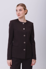 Жакет коричневый