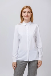 Классическая белая блузка