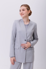 Серый жакет