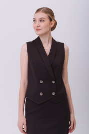 Жилет коричневый