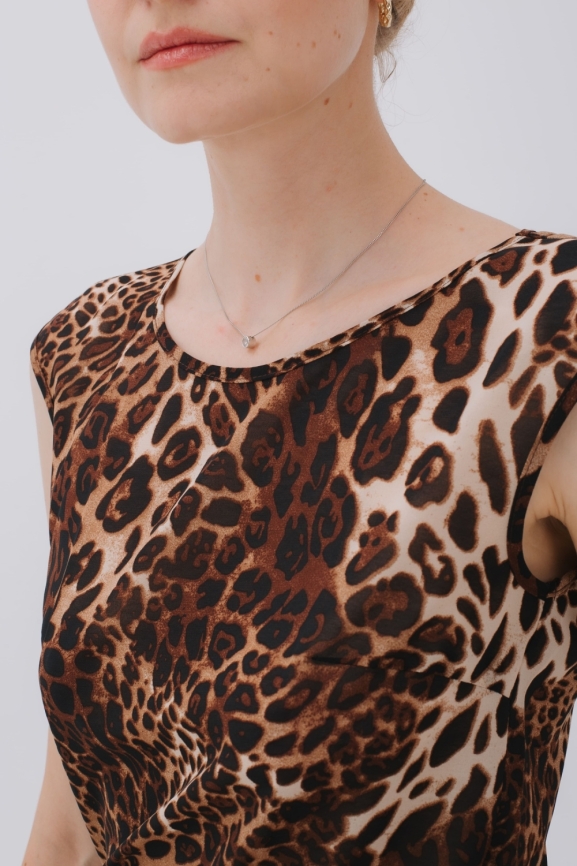 Топ в леопардовом оттенке фото 10