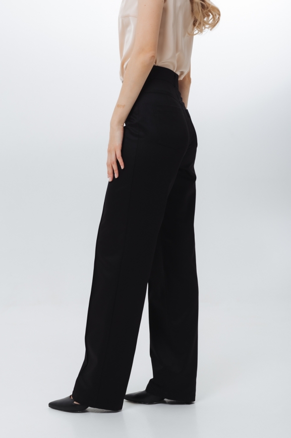 Брюки черные фото 5