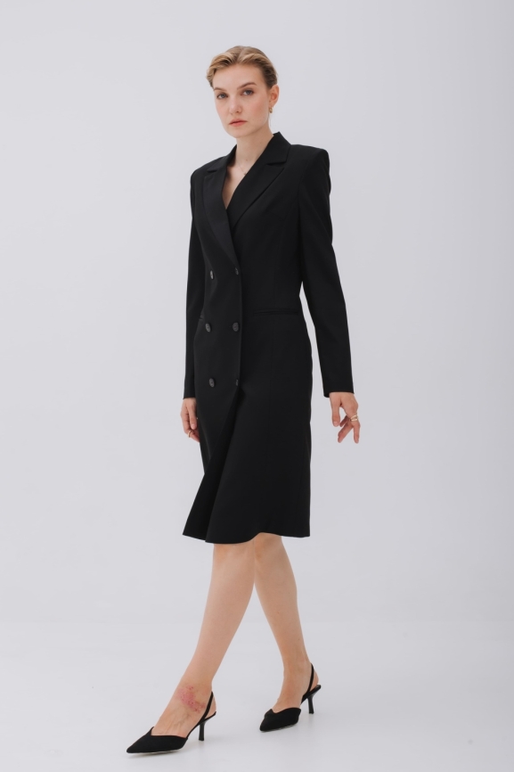 Платье-жакет в черном цвете фото 1