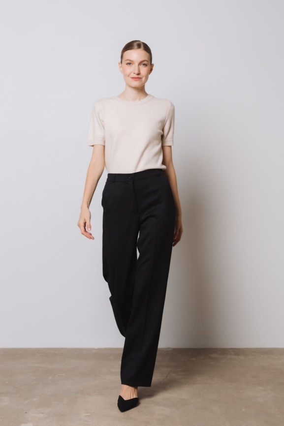 Брюки прямого кроя фото 3